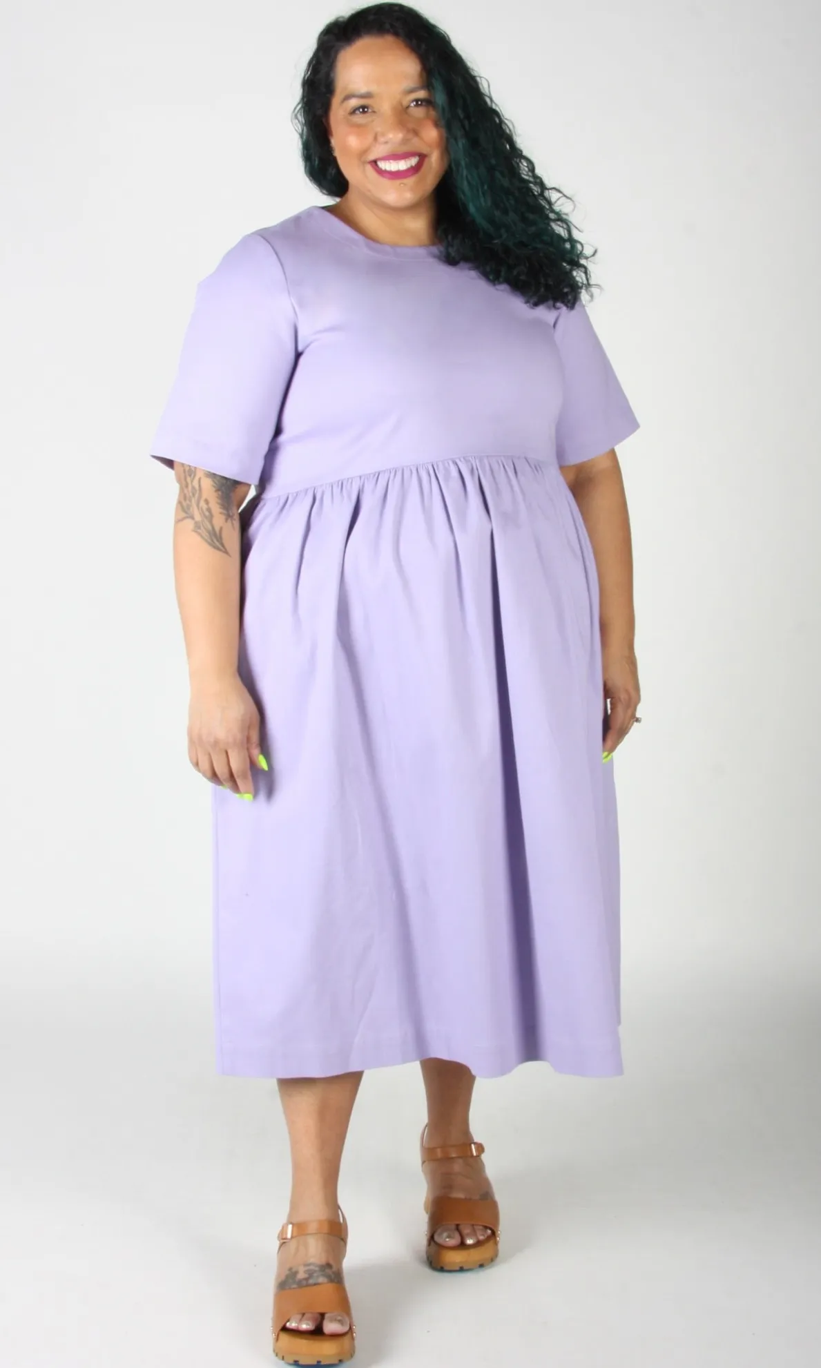 Tiger Shrike Dress - Iris