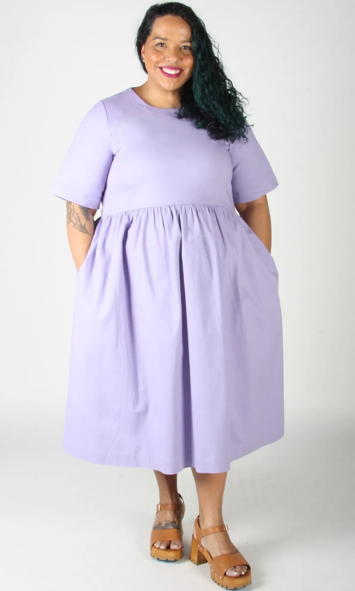 Tiger Shrike Dress - Iris