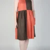 Timber Doodle Dress - Goji Latte