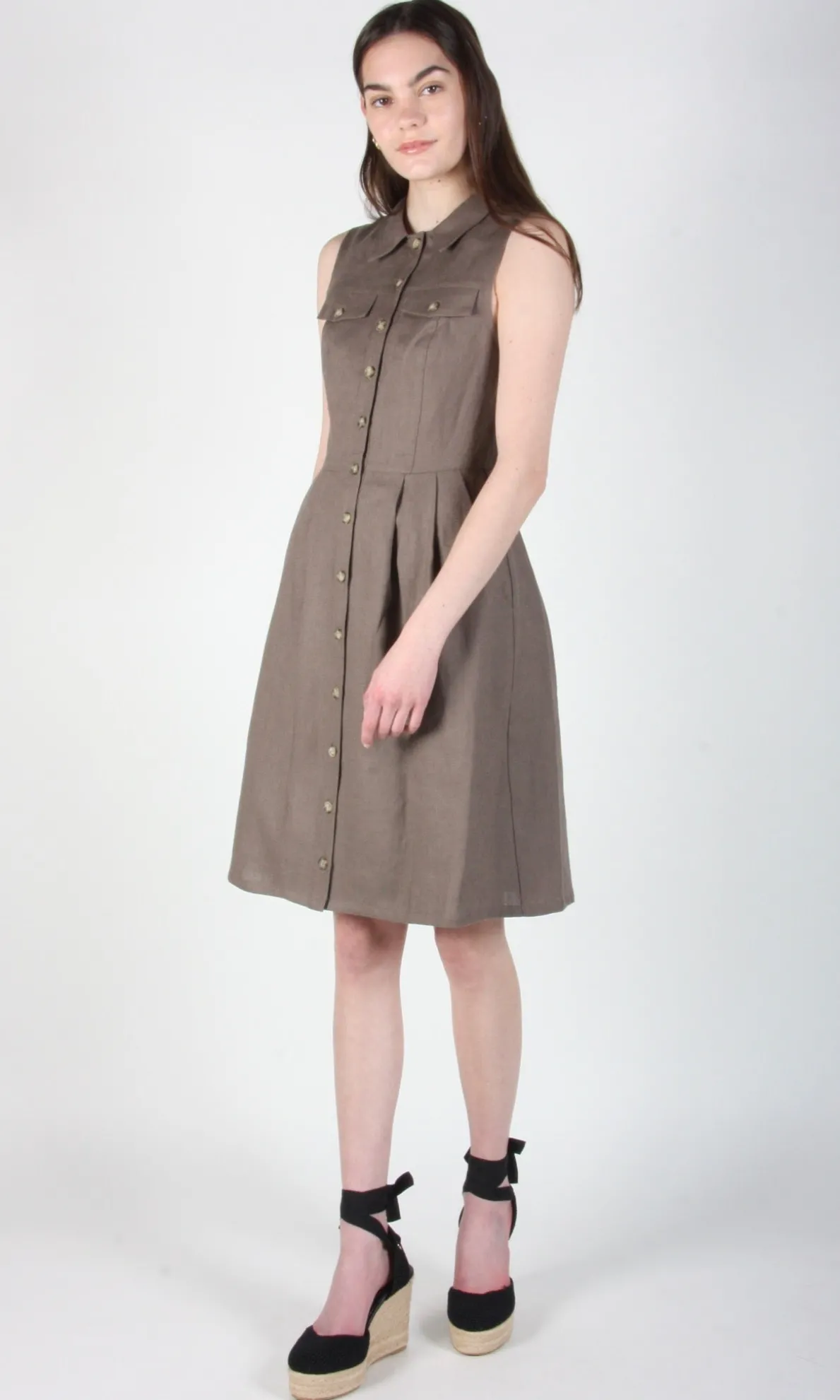 Tree Mouse Dress - Shale