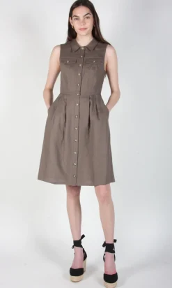 Tree Mouse Dress - Shale