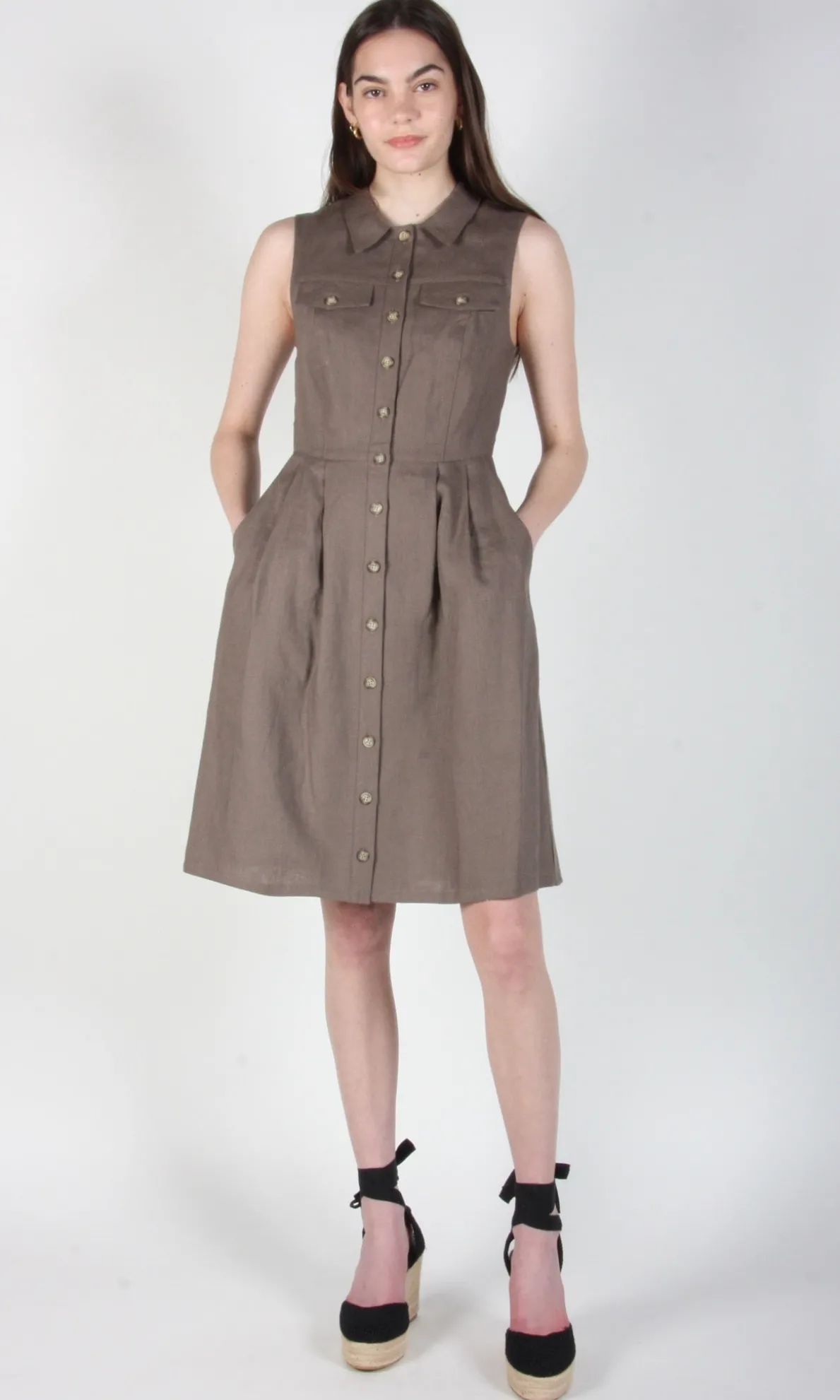 Tree Mouse Dress - Shale