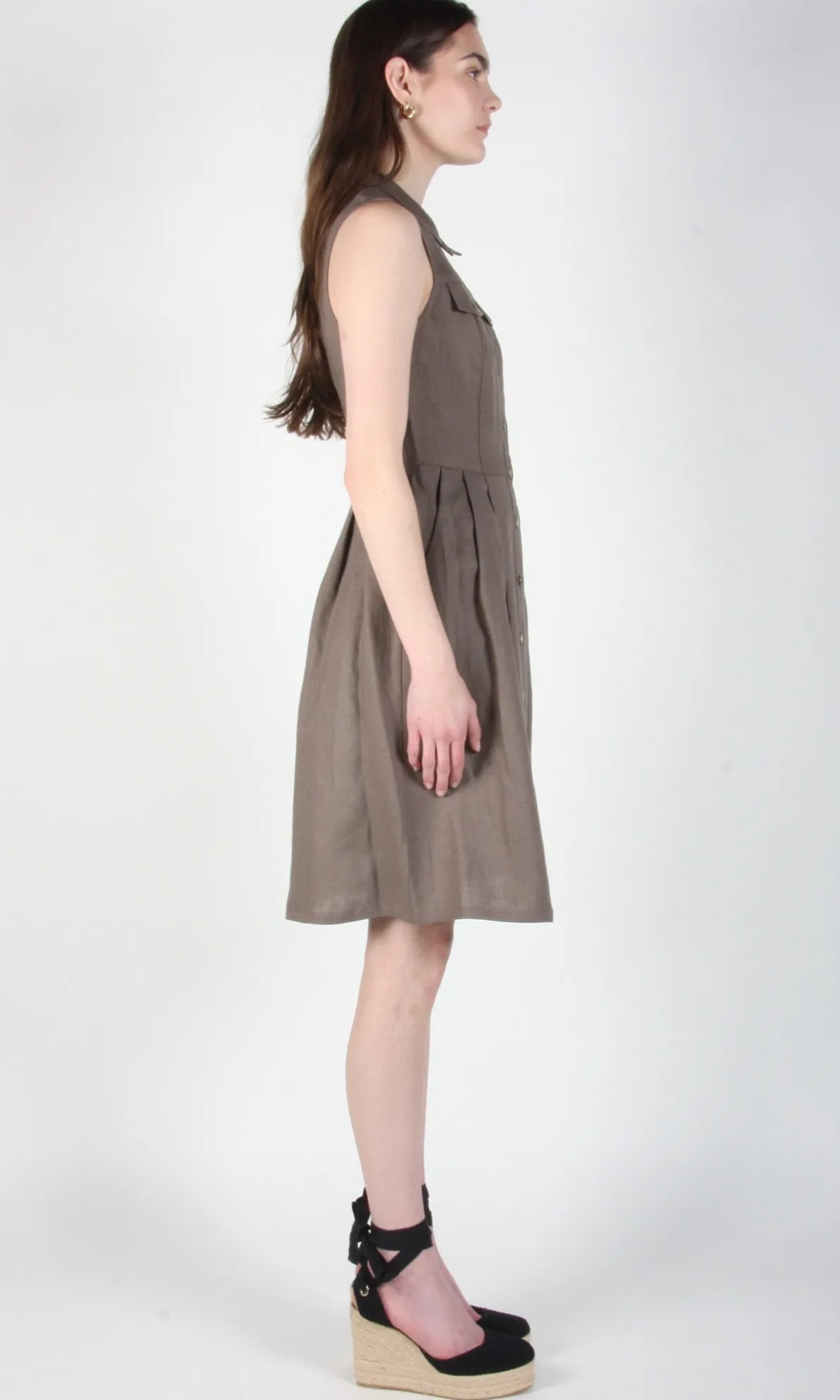 Tree Mouse Dress - Shale