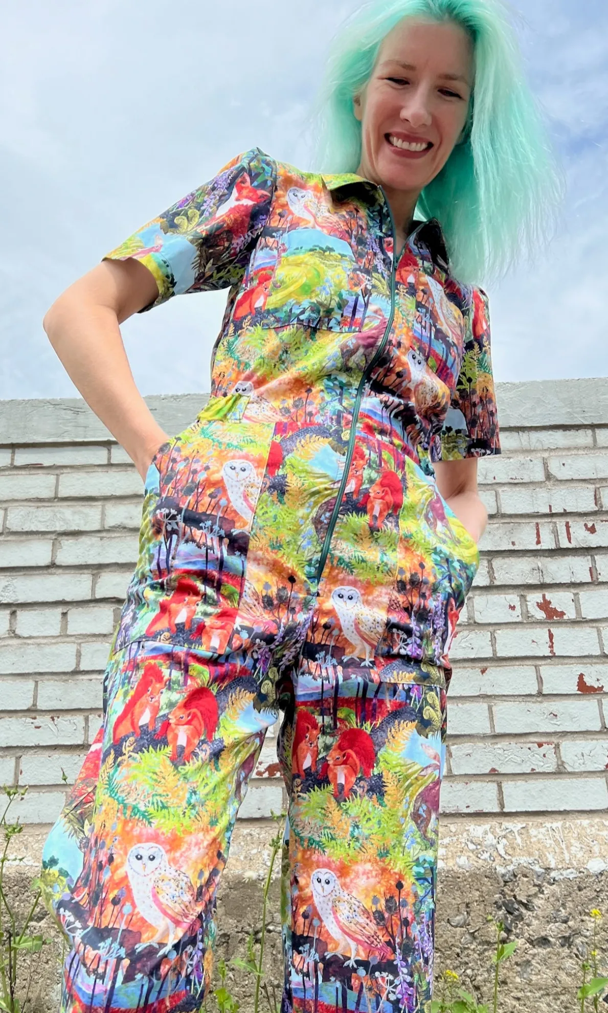 Twillick Jumpsuit - Hedgerow