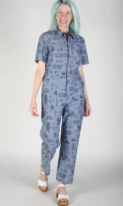 Twillick Jumpsuit - Nautical Chambray
