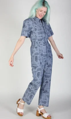 Twillick Jumpsuit - Nautical Chambray