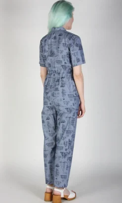 Twillick Jumpsuit - Nautical Chambray