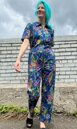 Twillick Jumpsuit - Undersea Gardens