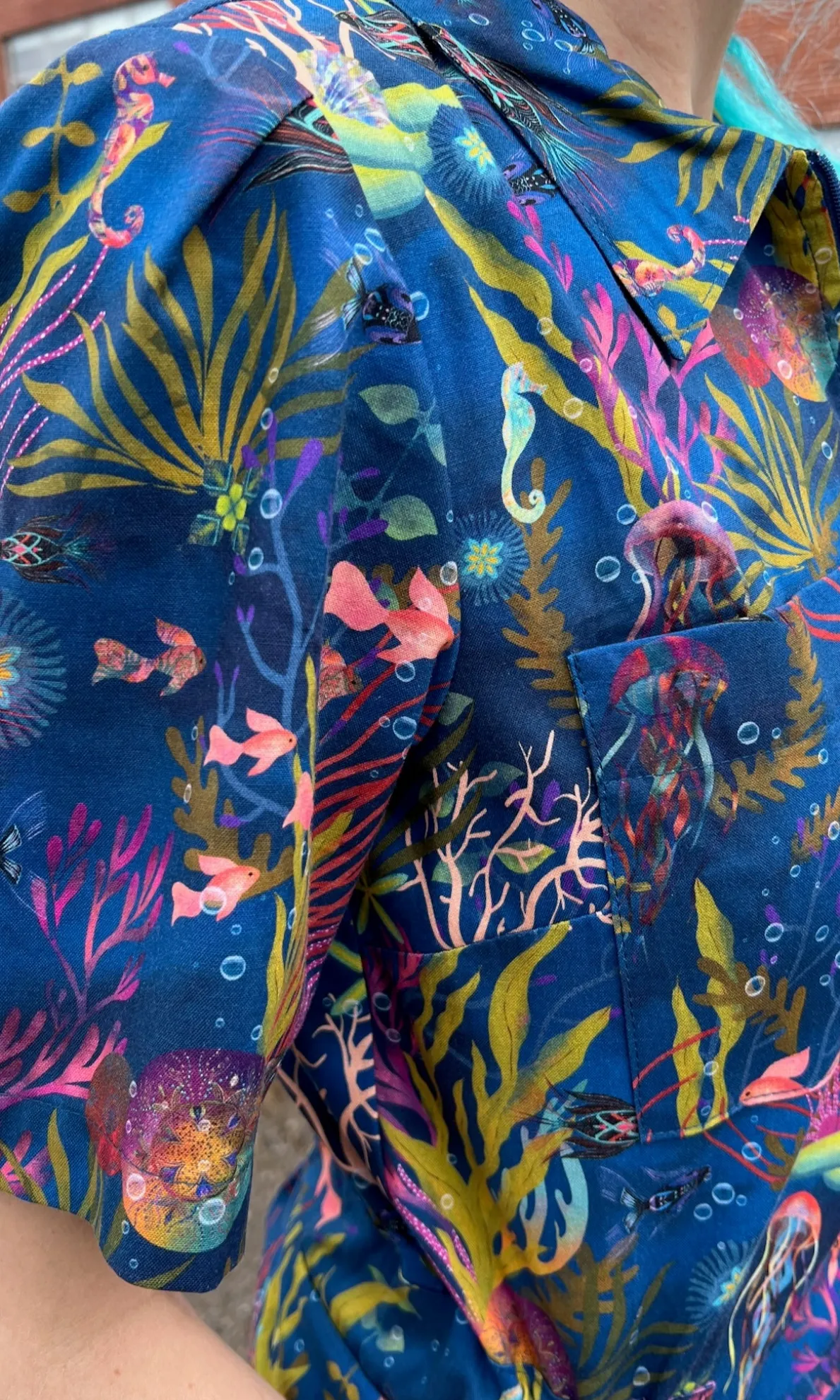 Twillick Jumpsuit - Undersea Gardens