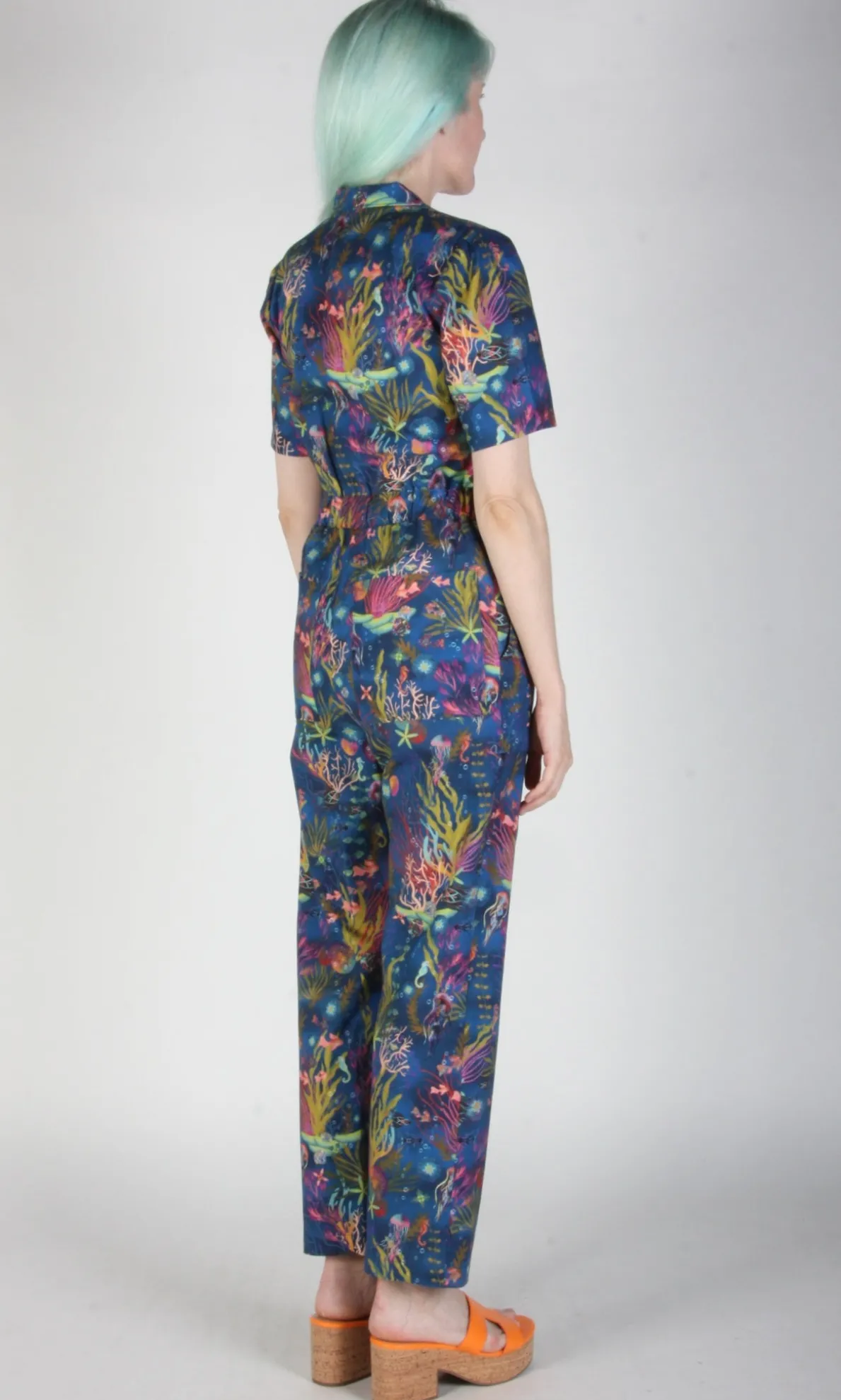 Twillick Jumpsuit - Undersea Gardens