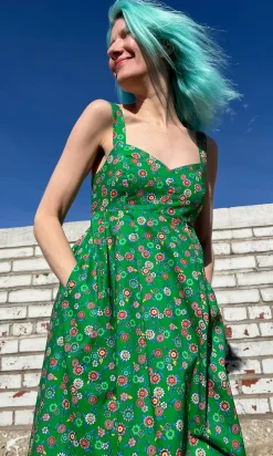Twite Dress - Straw Flower