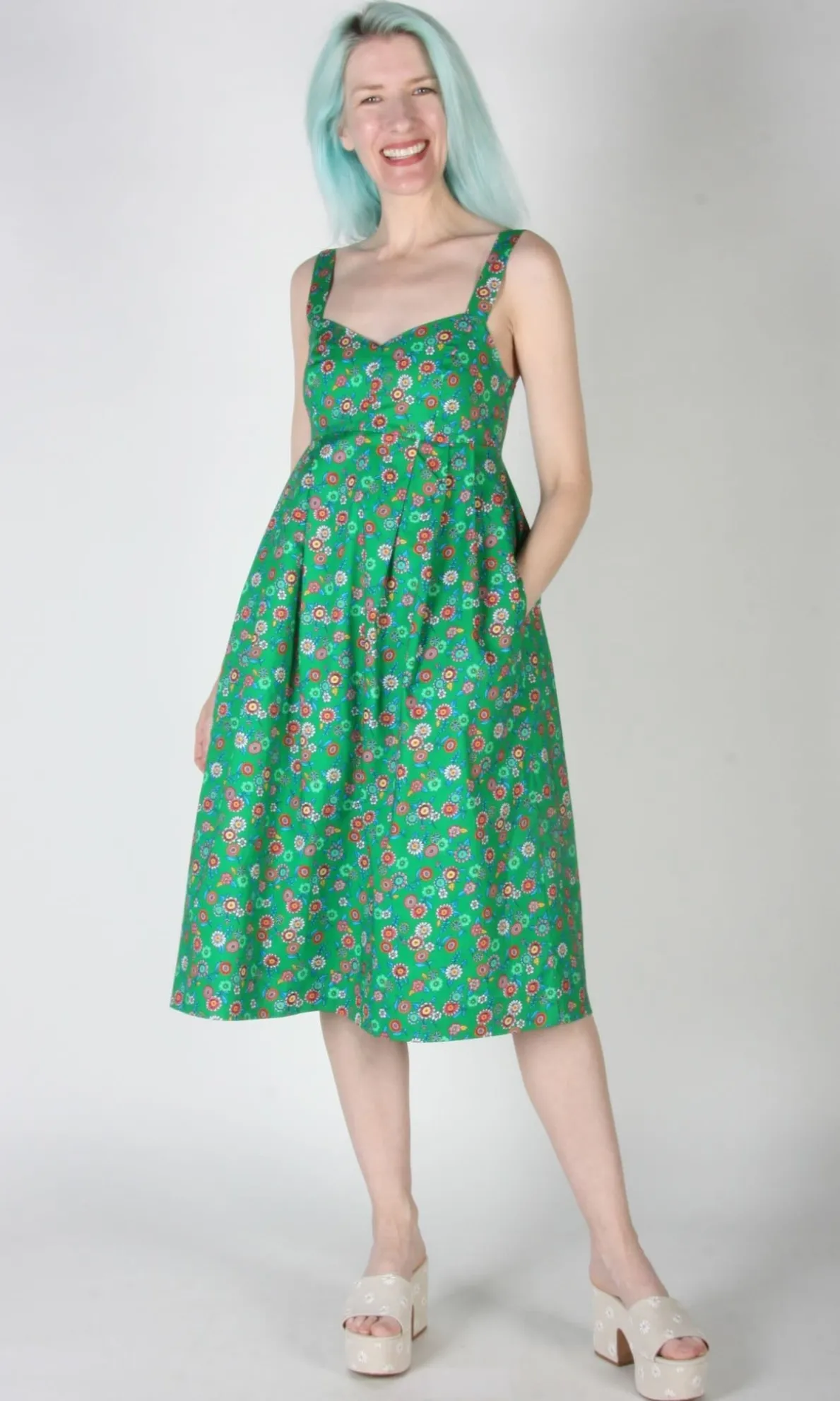 Twite Dress - Straw Flower