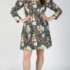 Twixt-Hell-and-the-White-Oak Dress - Bellflower