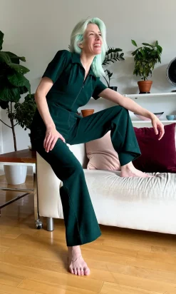 Tyrannulet Jumpsuit - Conifer