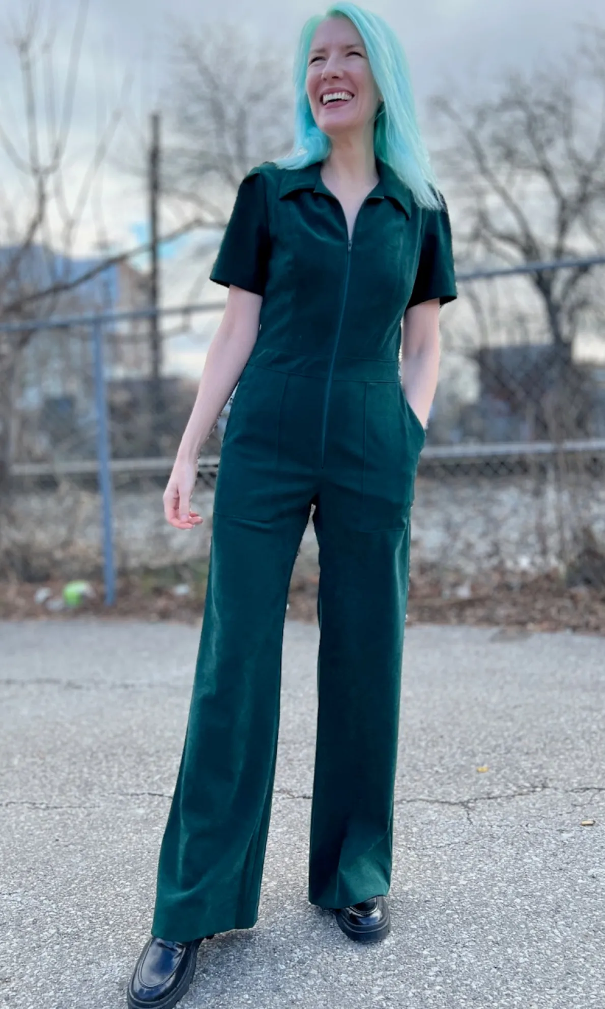 Tyrannulet Jumpsuit - Conifer