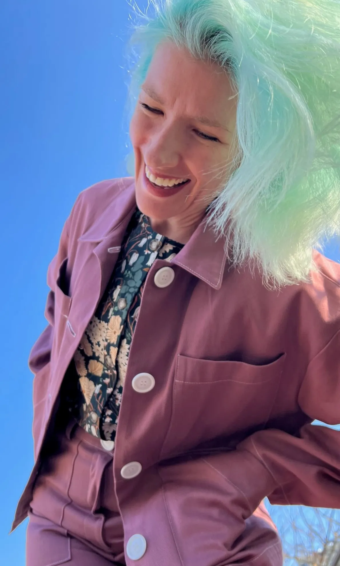 Tystie Jacket - Nightfall Rose