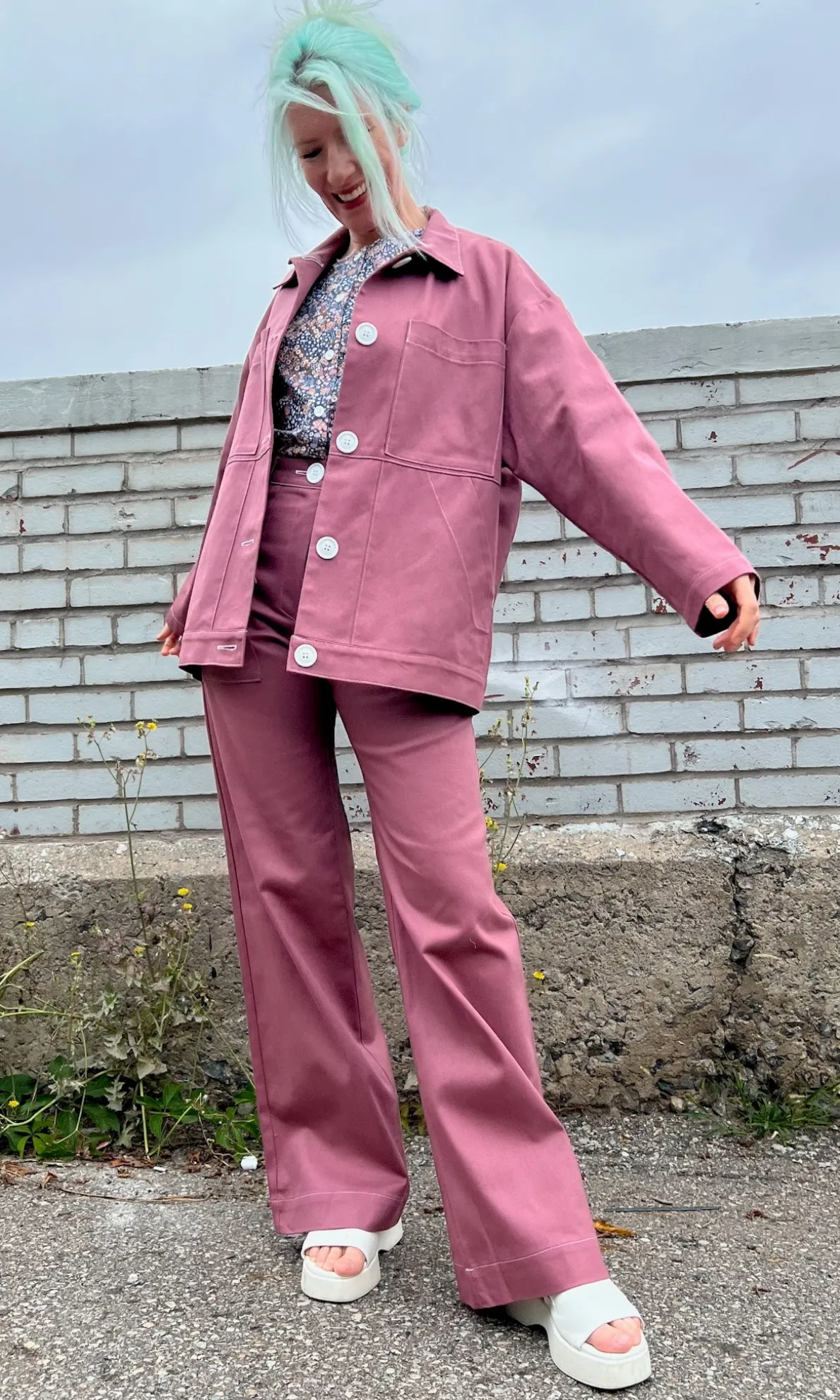 Tystie Jacket - Nightfall Rose