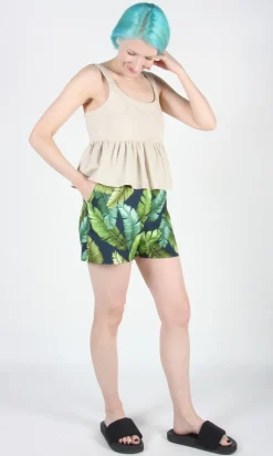 Umbrellabird Shorts - Banana Leaves