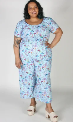 Whinchat Jumpsuit - Flower Toss