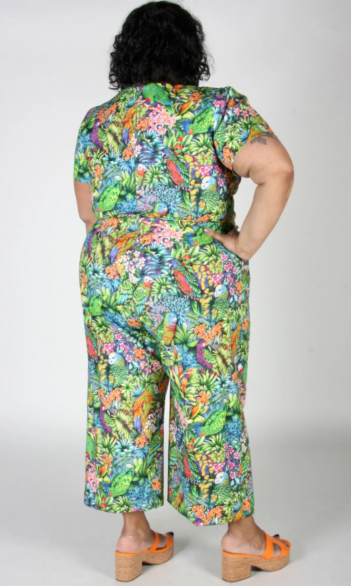 Whinchat Jumpsuit - Parrot Jungle