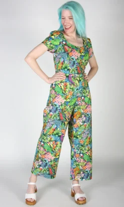 Whinchat Jumpsuit - Parrot Jungle