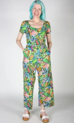 Whinchat Jumpsuit - Parrot Jungle