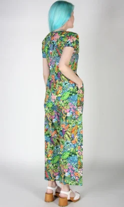 Whinchat Jumpsuit - Parrot Jungle