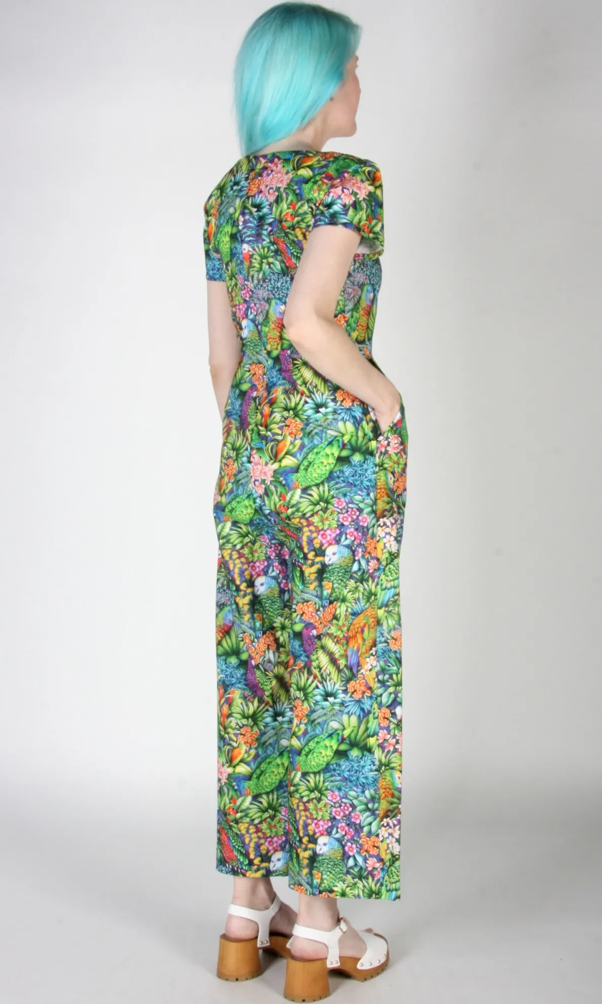 Whinchat Jumpsuit - Parrot Jungle