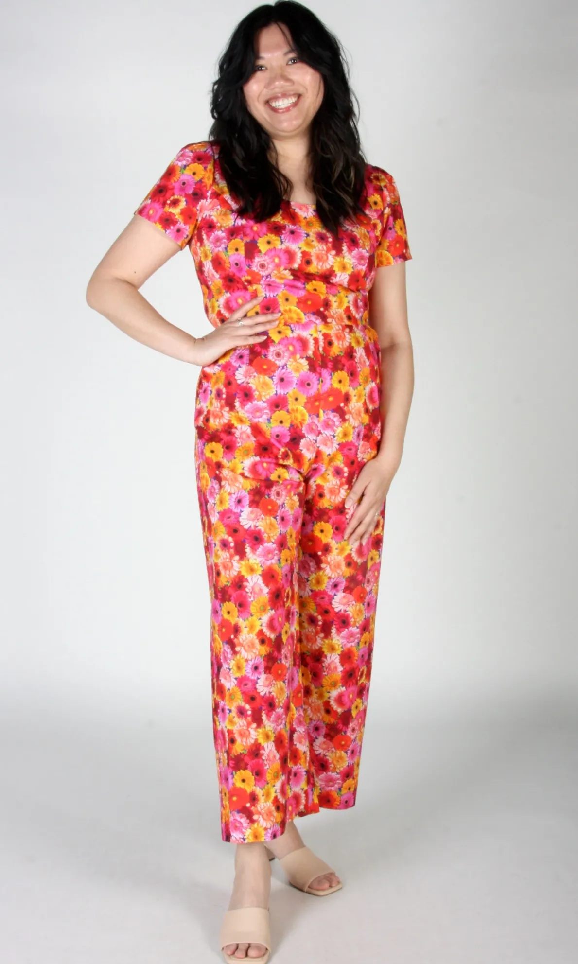 Whinchat Jumpsuit - Petal Party
