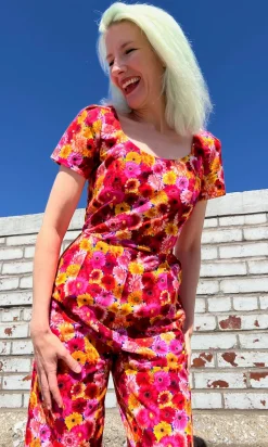 Whinchat Jumpsuit - Petal Party