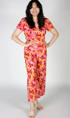 Whinchat Jumpsuit - Petal Party