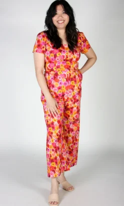 Whinchat Jumpsuit - Petal Party