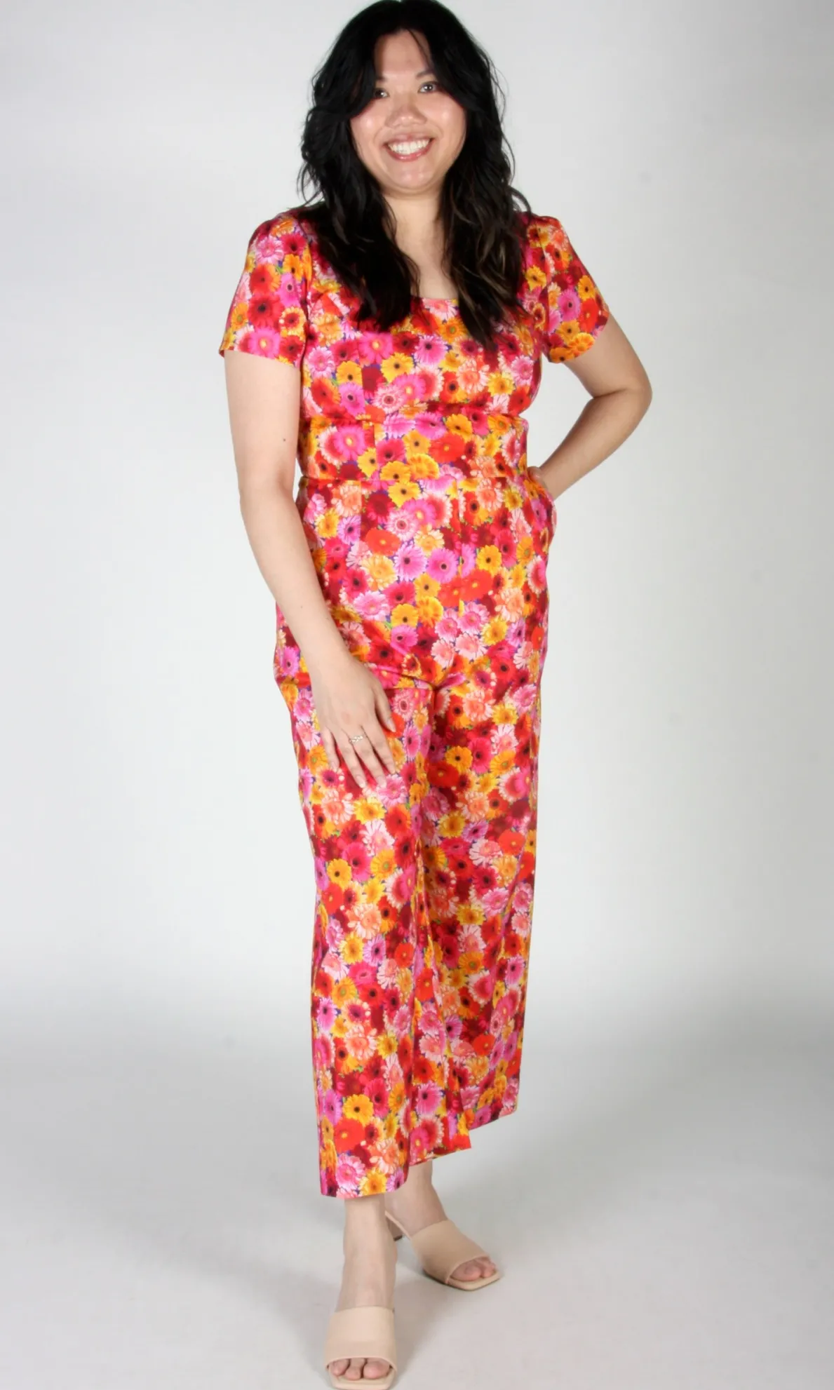 Whinchat Jumpsuit - Petal Party