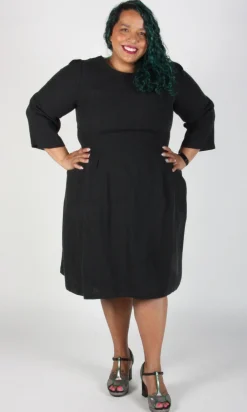 Whistling Snipe Dress - Black