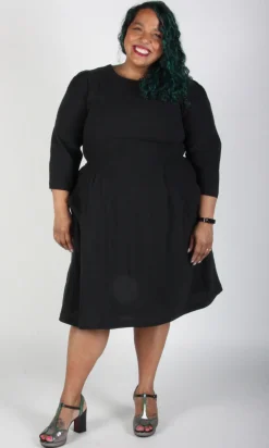 Whistling Snipe Dress - Black