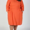 Whistling Snipe Dress - Persimmon