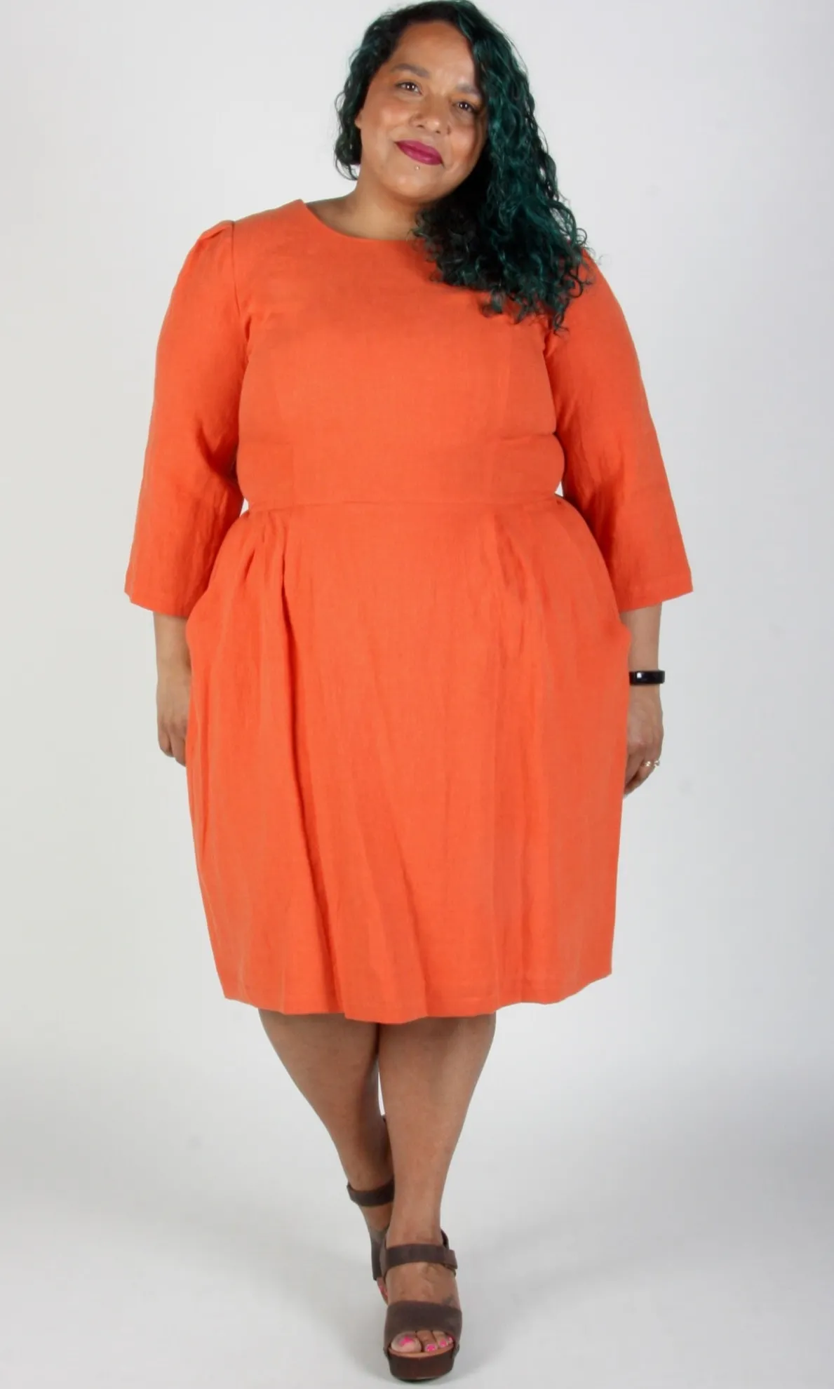 Whistling Snipe Dress - Persimmon