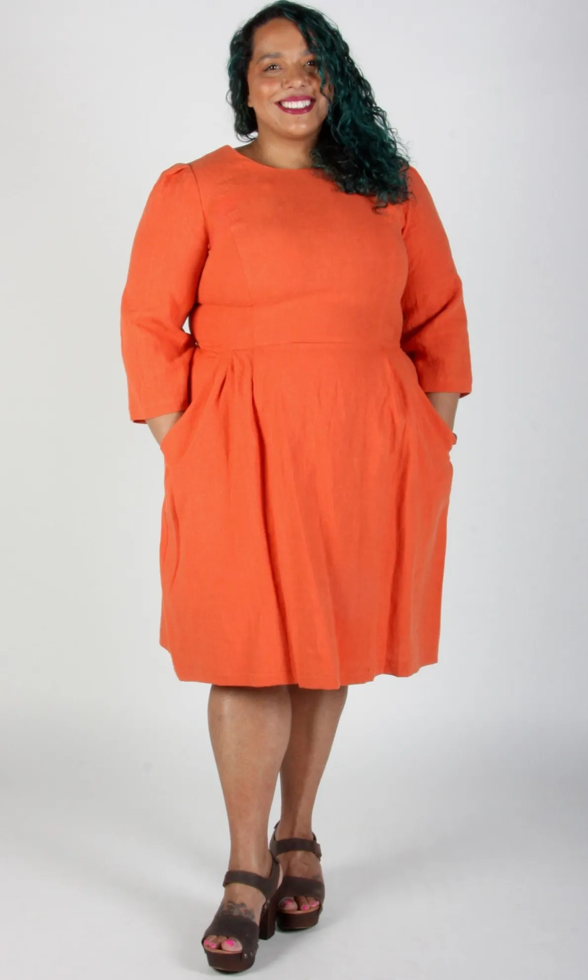 Whistling Snipe Dress - Persimmon