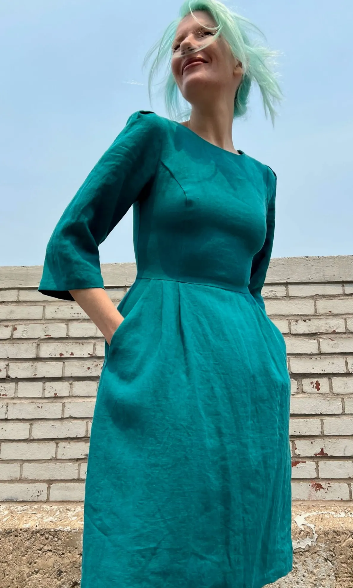Whistling Snipe Dress - Teal