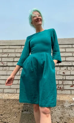 Whistling Snipe Dress - Teal