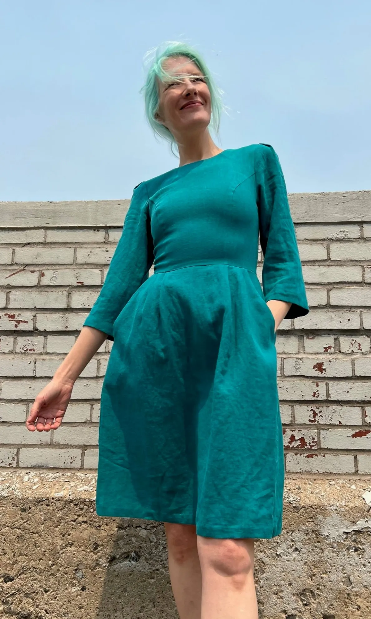 Whistling Snipe Dress - Teal