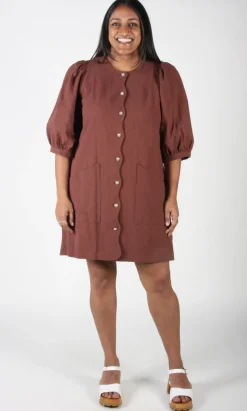 Wideawake Dress - Cocoa