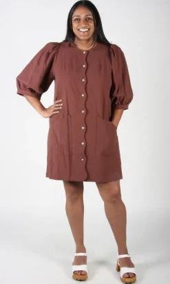 Wideawake Dress - Cocoa