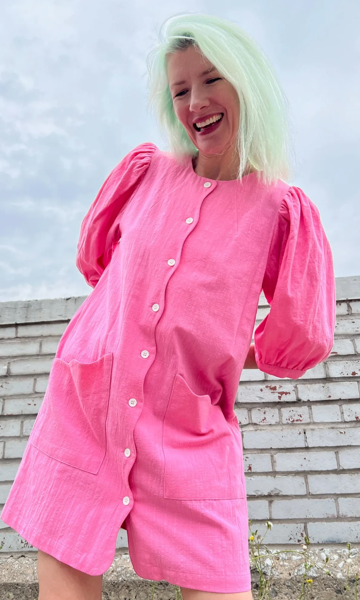 Wideawake Dress - Peony