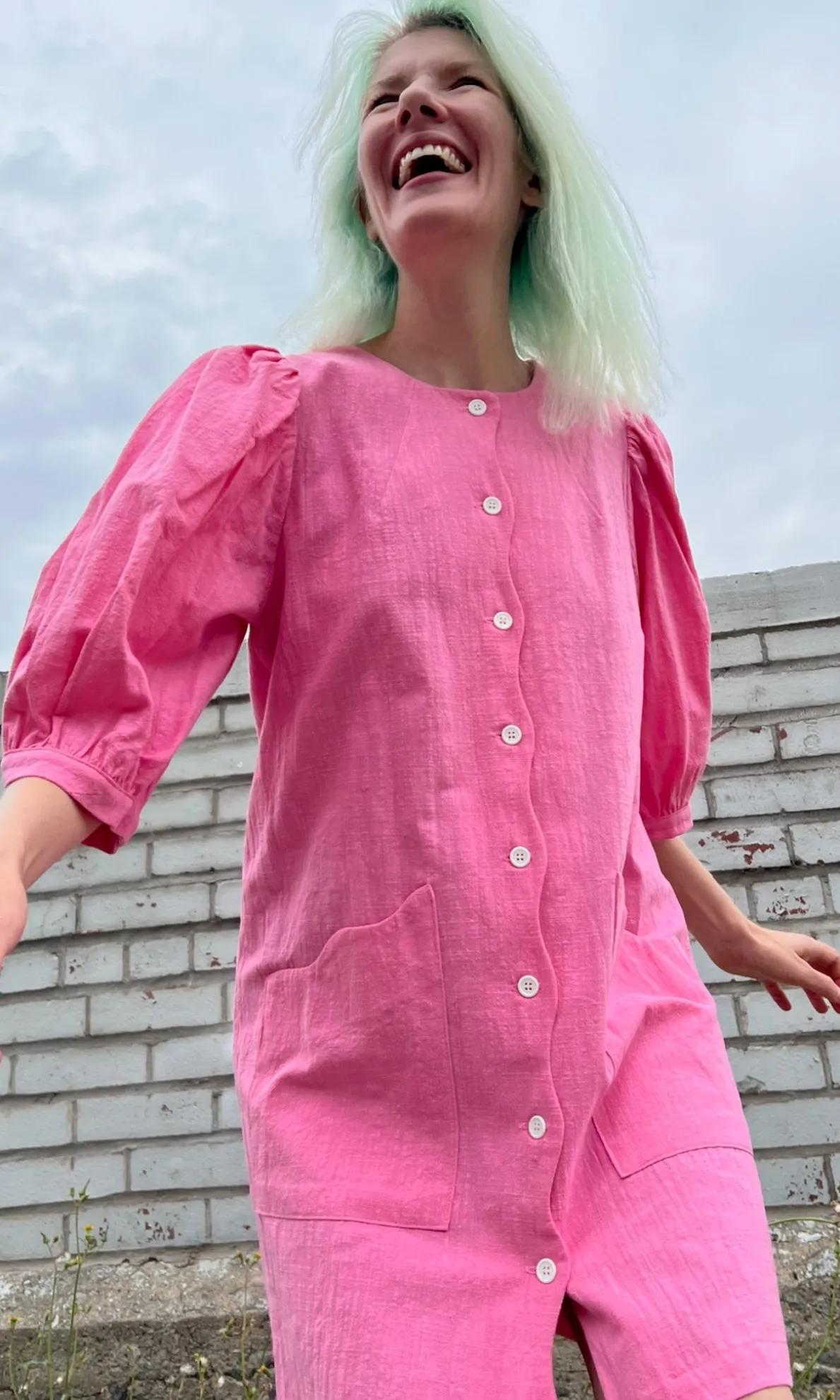 Wideawake Dress - Peony
