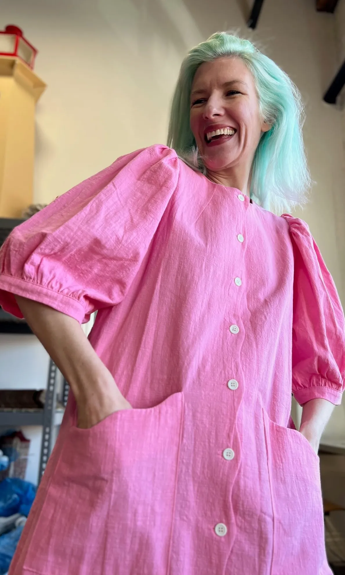 Wideawake Dress - Peony