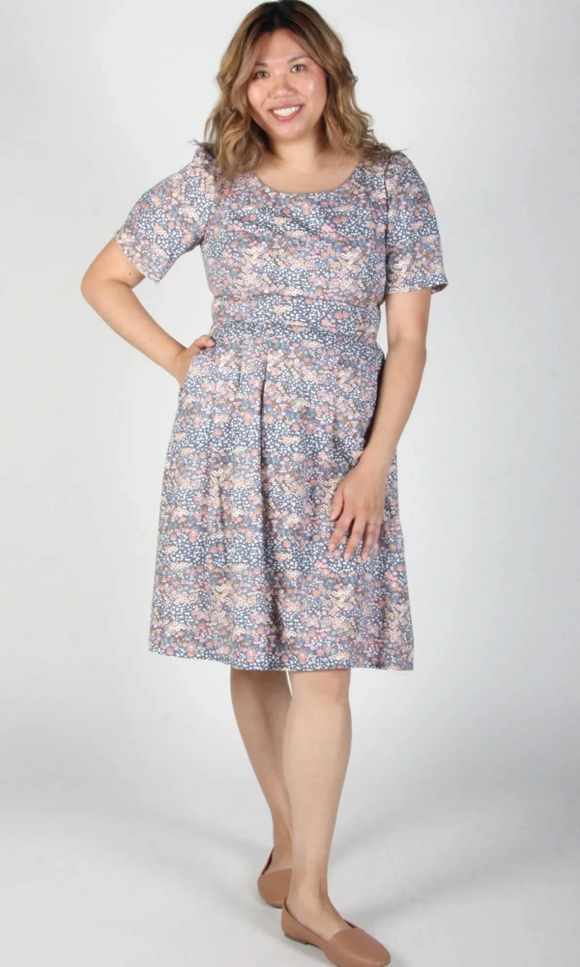 Winter Chippy Dress - Baby's Breath