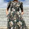Winter Chippy Dress - Bellflower
