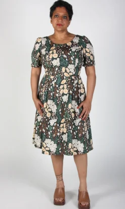 Winter Chippy Dress - Bellflower
