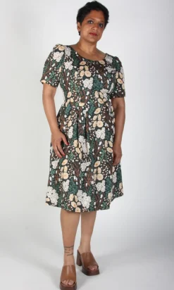 Winter Chippy Dress - Bellflower